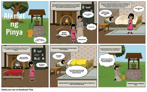 buod ng alamat ng pinya|alamat ng pinya comics.